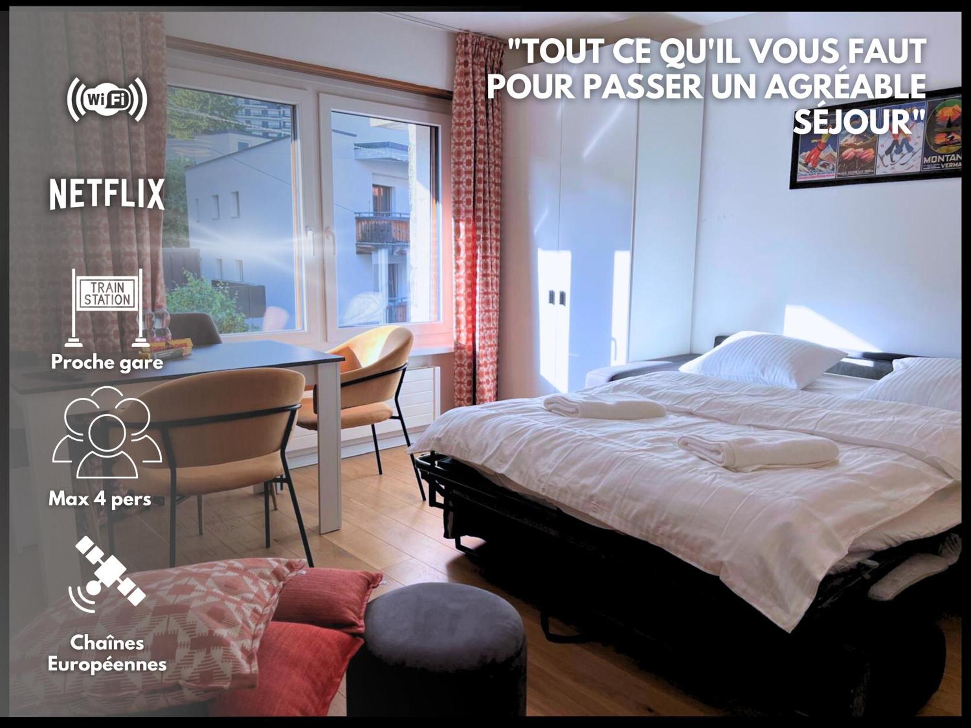 Apartmán La Perle Montana Crans-Montana Exteriér fotografie